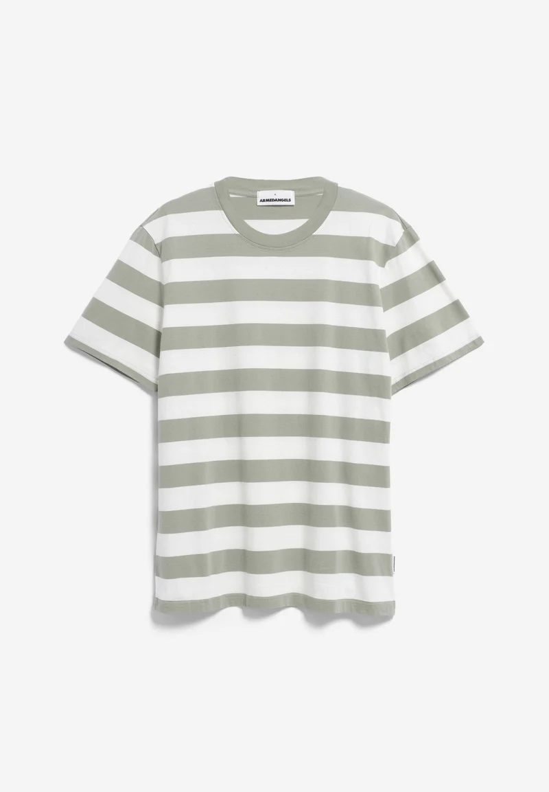 BAHAAR STRIPES | oatmilk-grey green