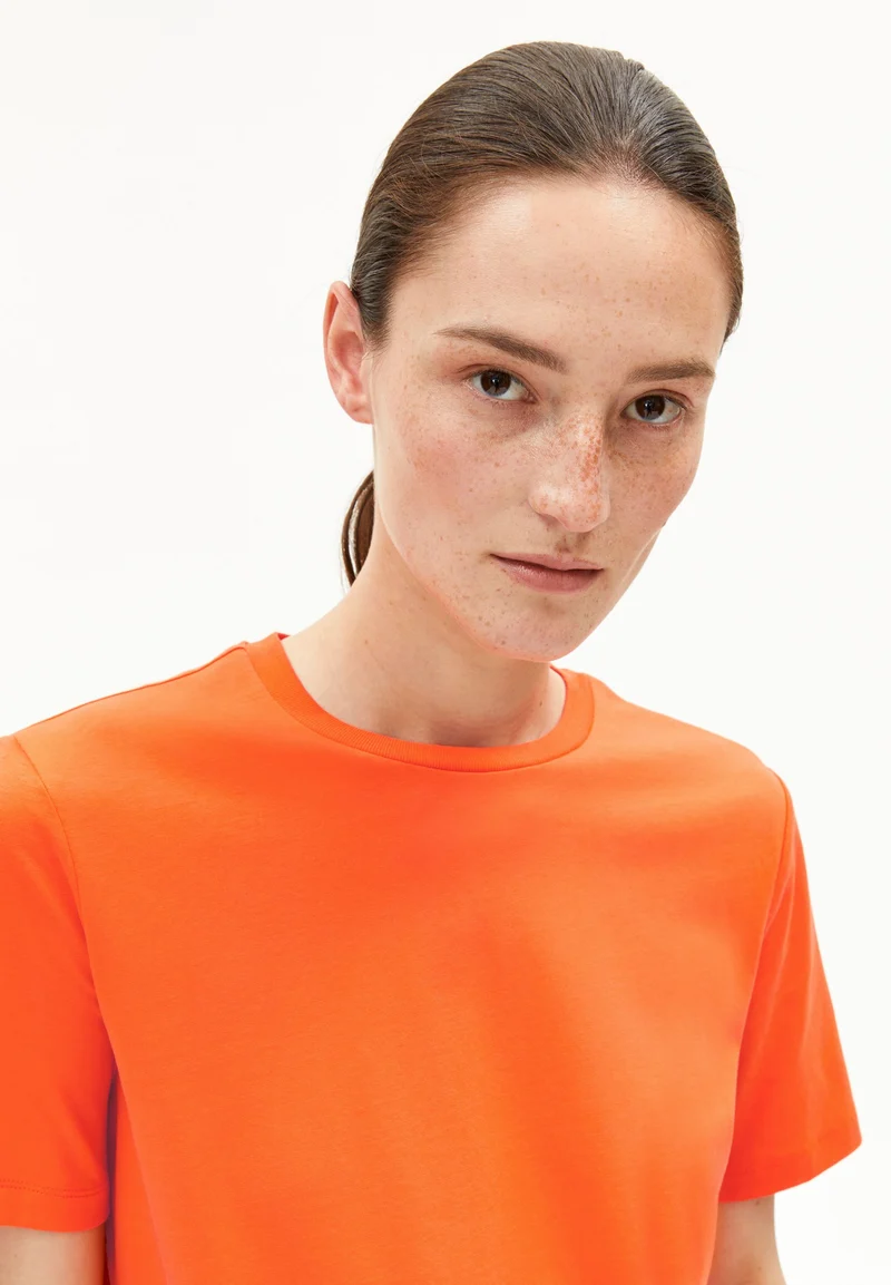 LUALAA T-SHIRT | sunset orange