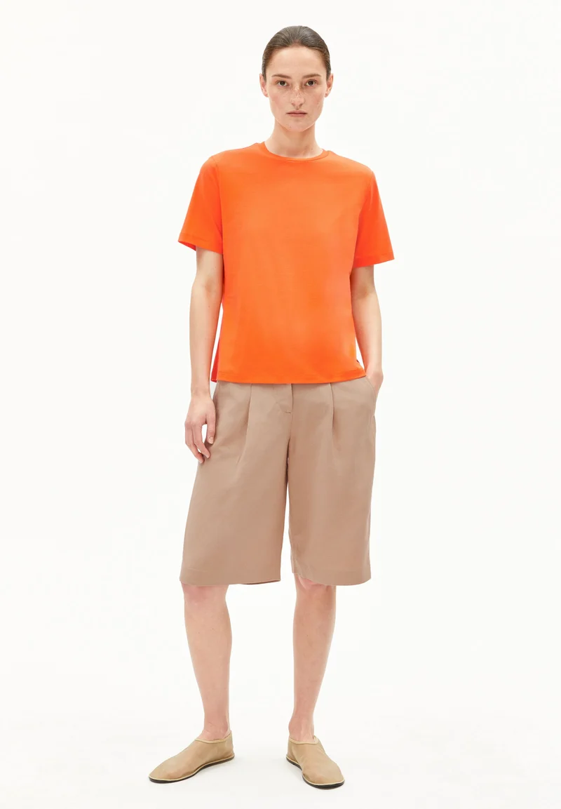 LUALAA T-SHIRT | sunset orange
