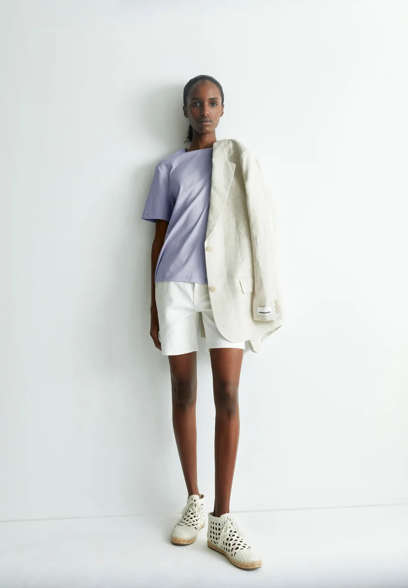 LUALAA T-SHIRT | soft lilac