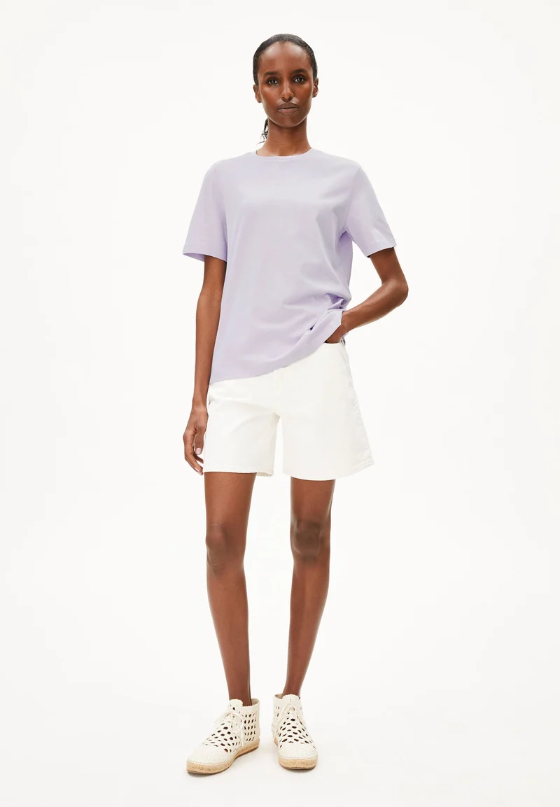 LUALAA T-SHIRT | soft lilac
