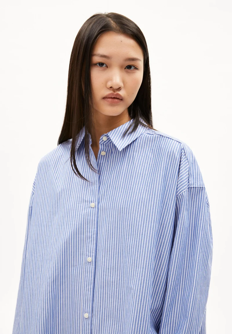 PFILEAA STRIPE | white-lapis blue