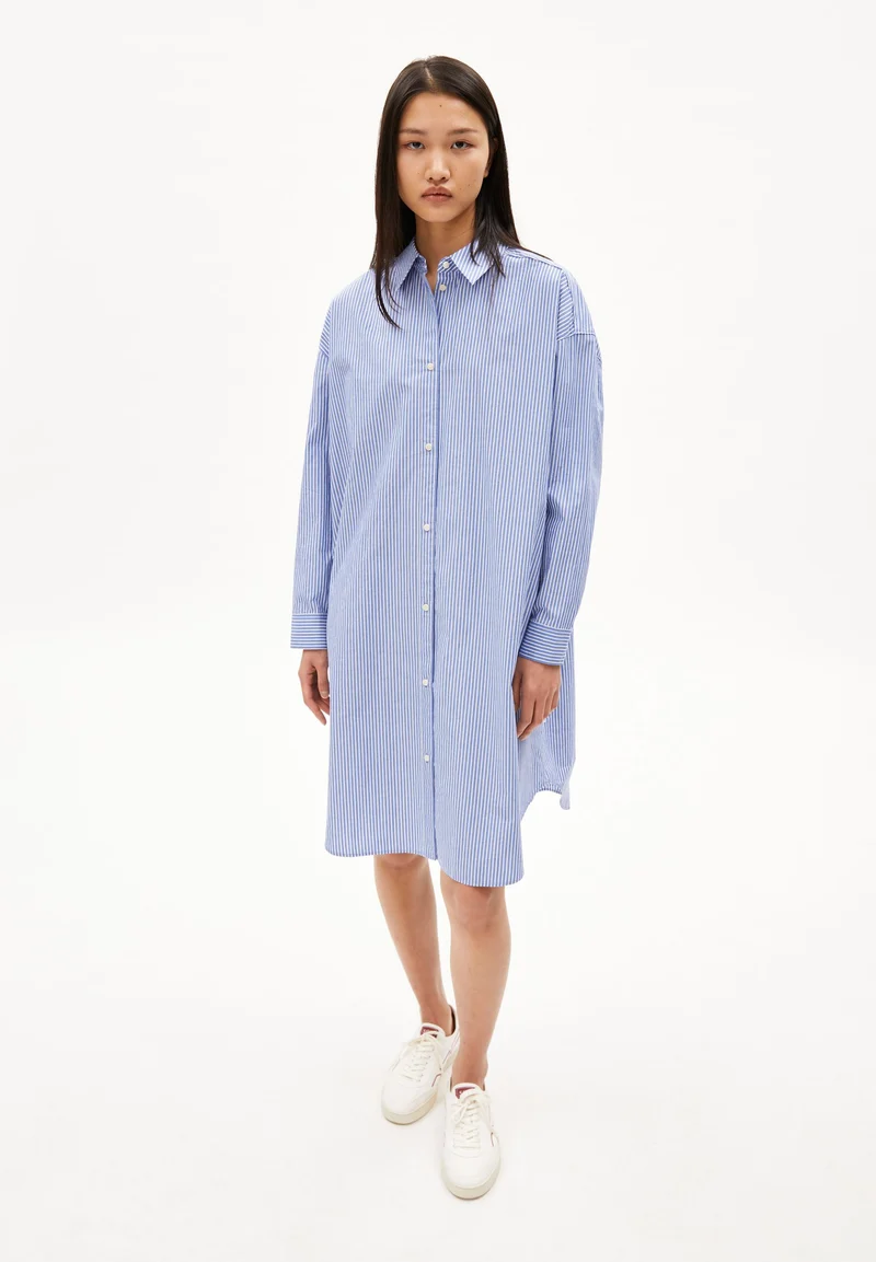PFILEAA STRIPE | white-lapis blue