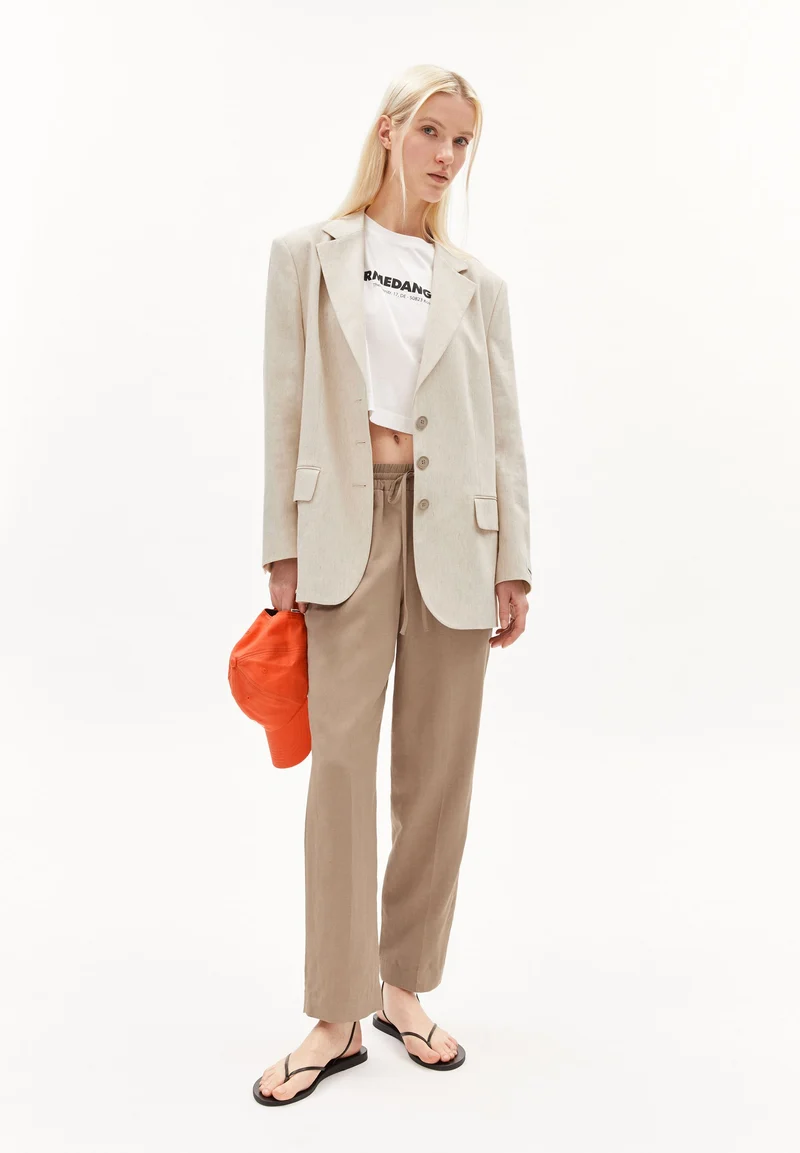 KAADIA TAPERED LINO | cinnamon dust