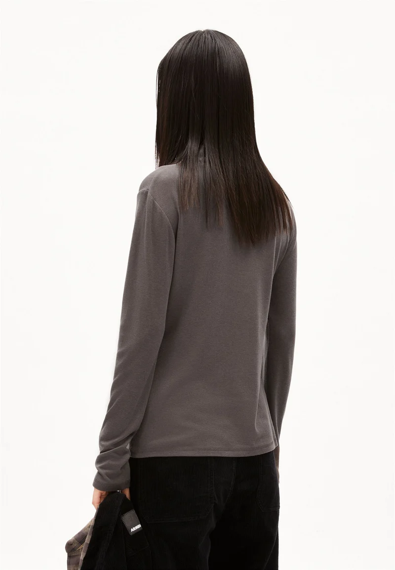 GRAZILIAA WOLL-MIX LANGARMSHIRT | iron cast