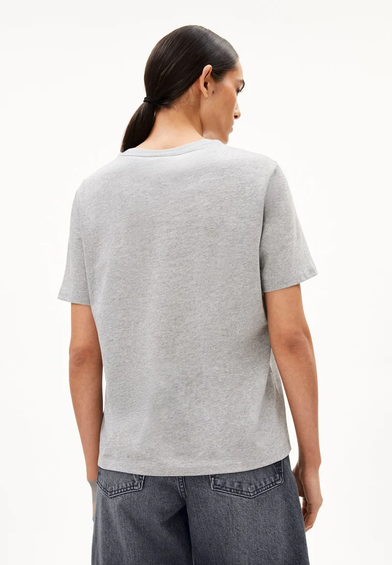LUALAA T-SHIRT | silver melange