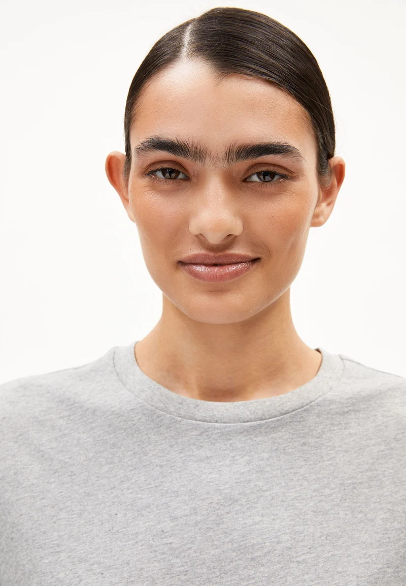 LUALAA T-SHIRT | silver melange