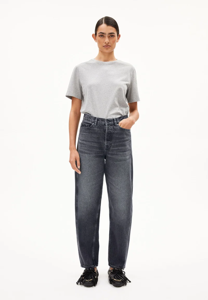 LUALAA T-SHIRT | silver melange