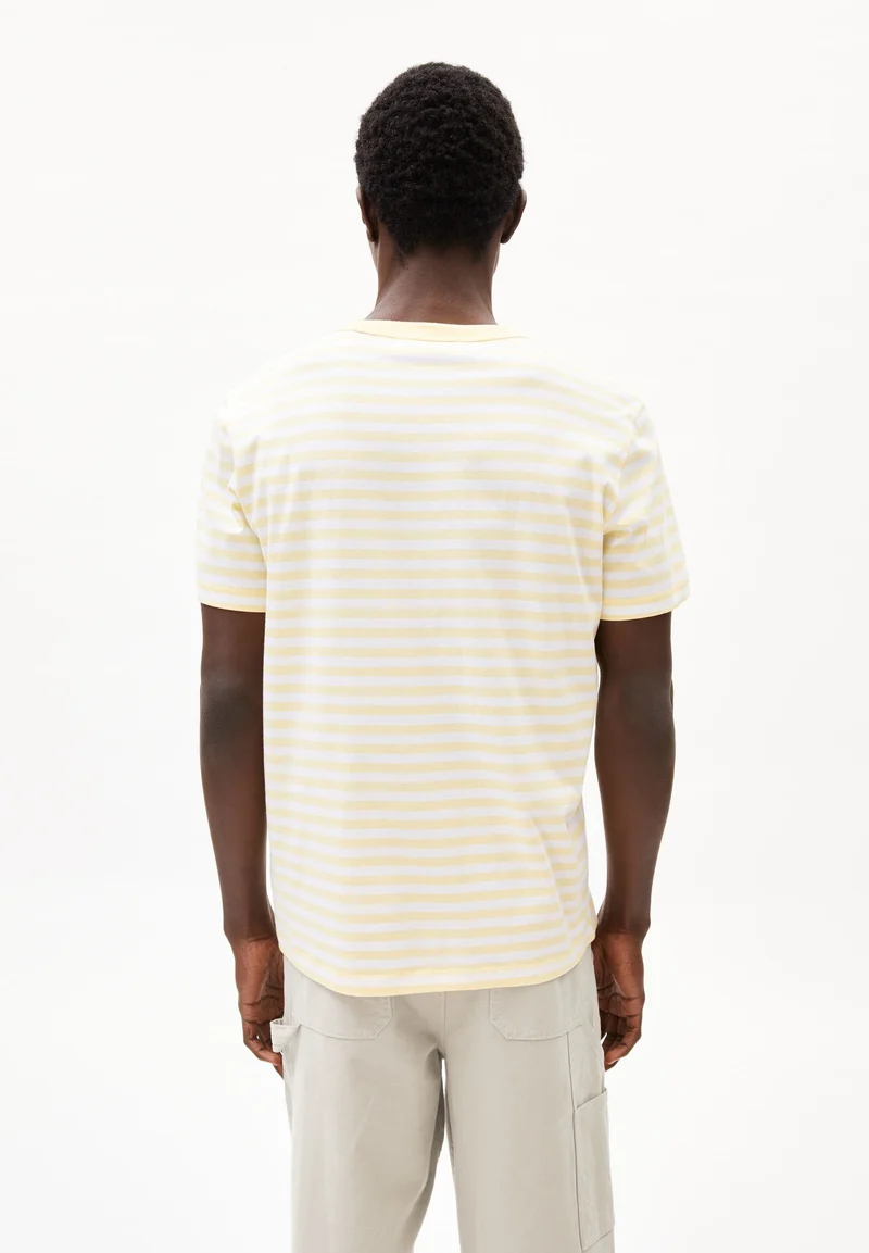 MAARKOS POCKET STRIPES | early yellow-broken white