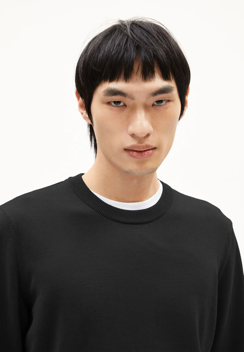 LOUKAA STRICKPULLOVER | black