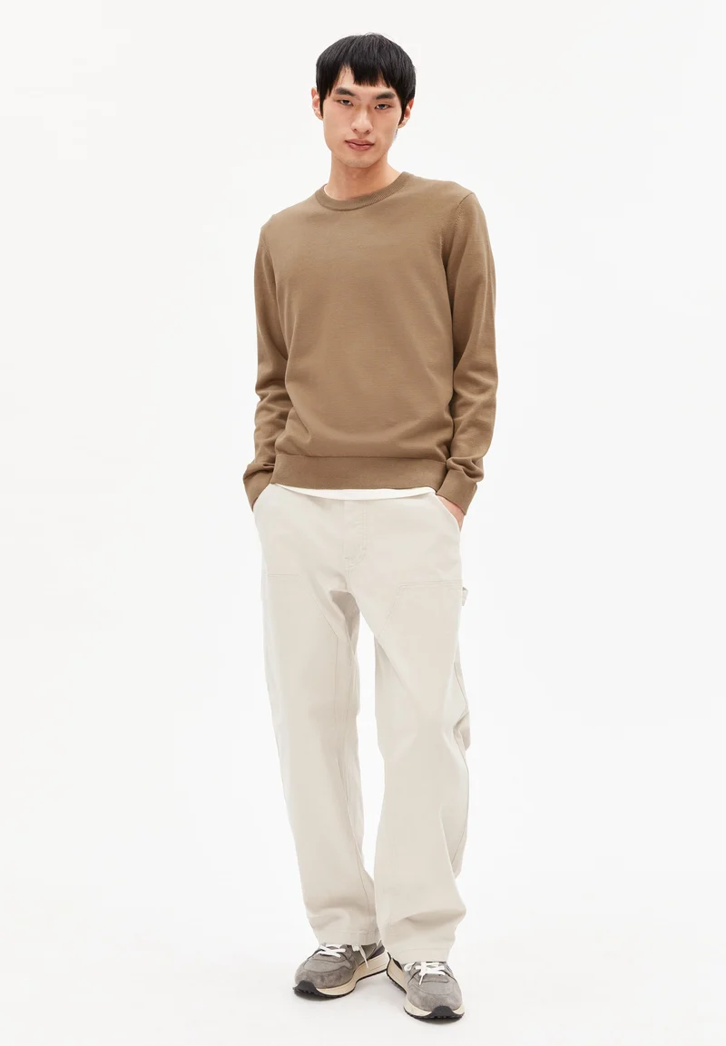LOUKAA STRICKPULLOVER | light oak