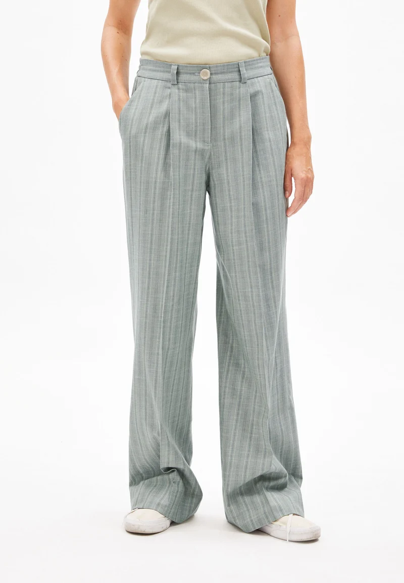 NUMAALI STRIPE | seagreen-light oatmilk