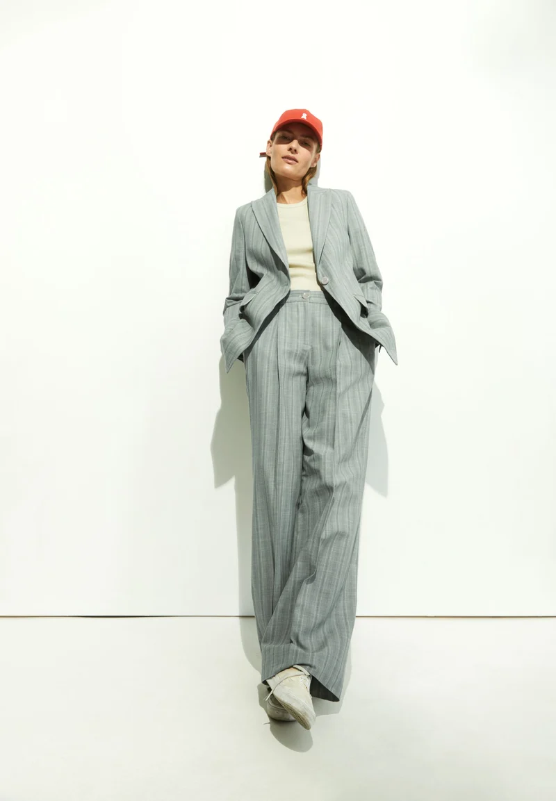 NUMAALI STRIPE | seagreen-light oatmilk