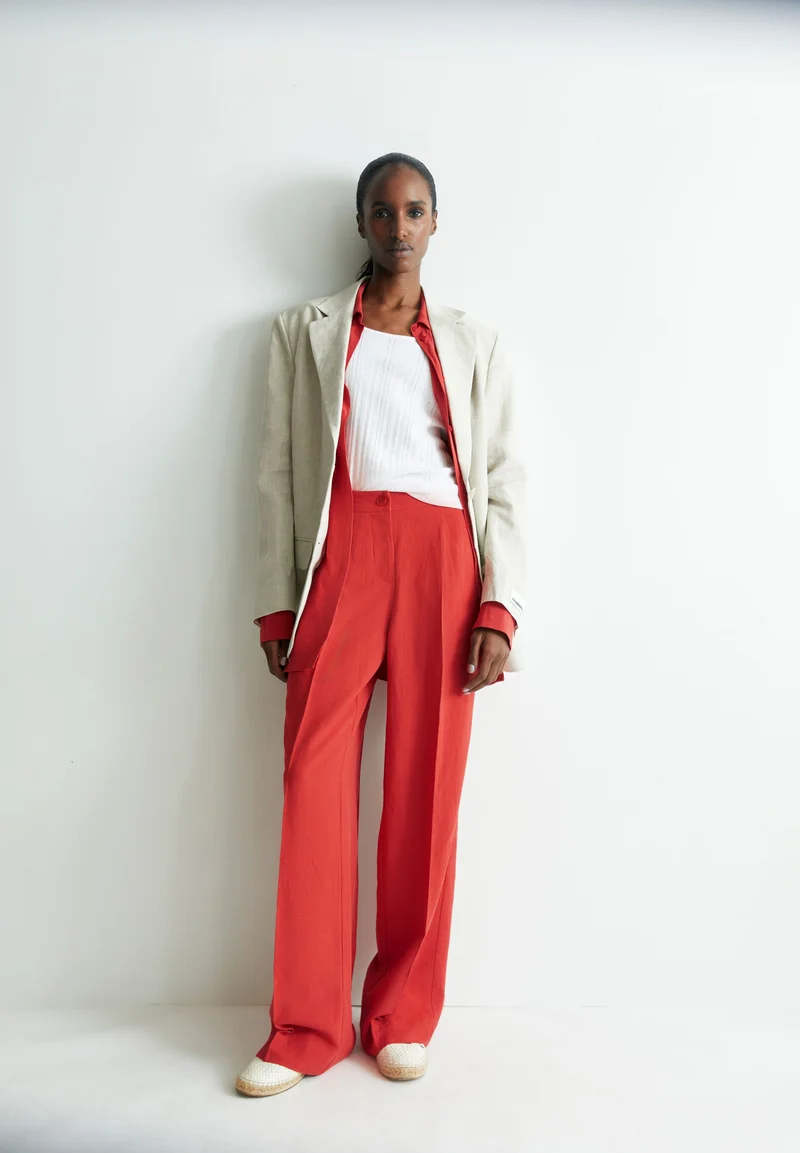 NUMAALI LINO | coral blush