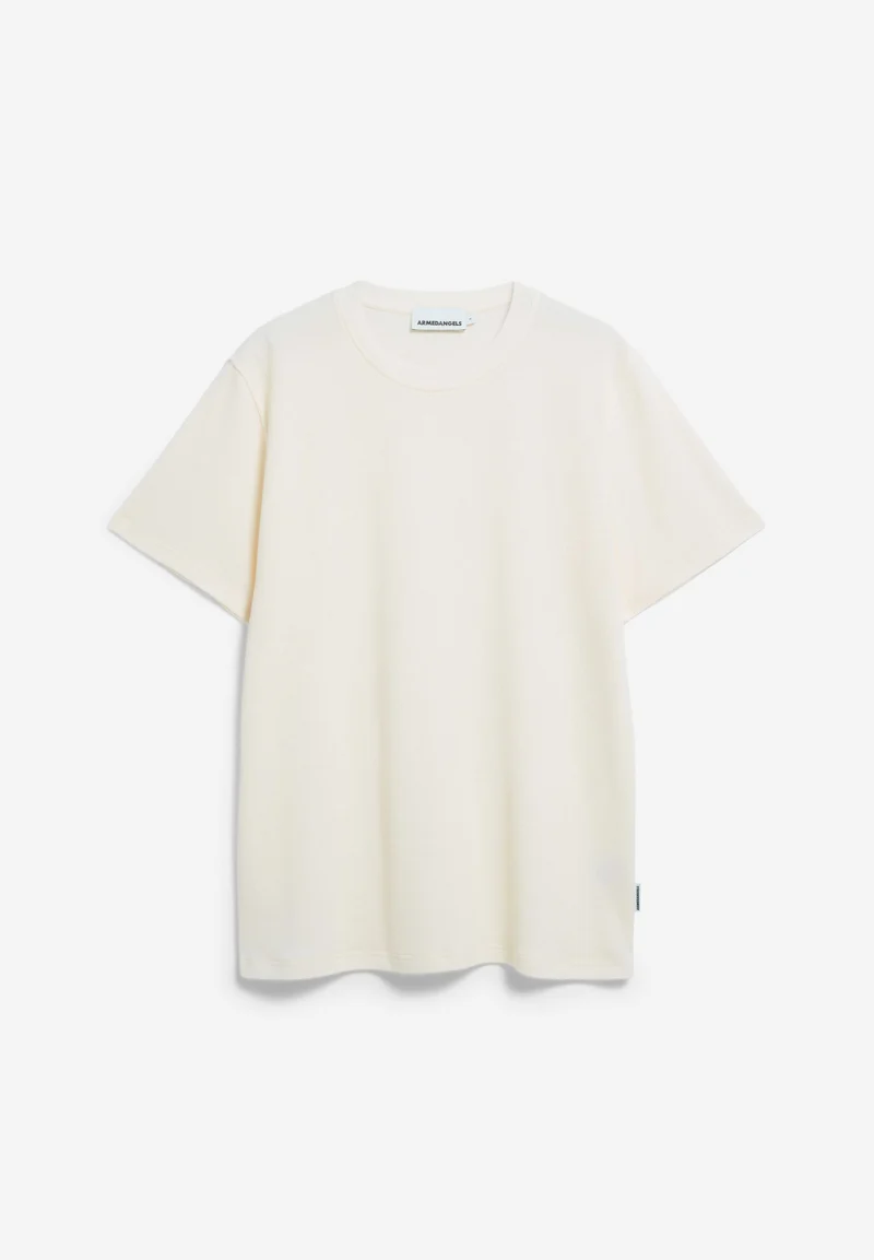 MAARKOS WAFFLE T-SHIRT | oatmilk
