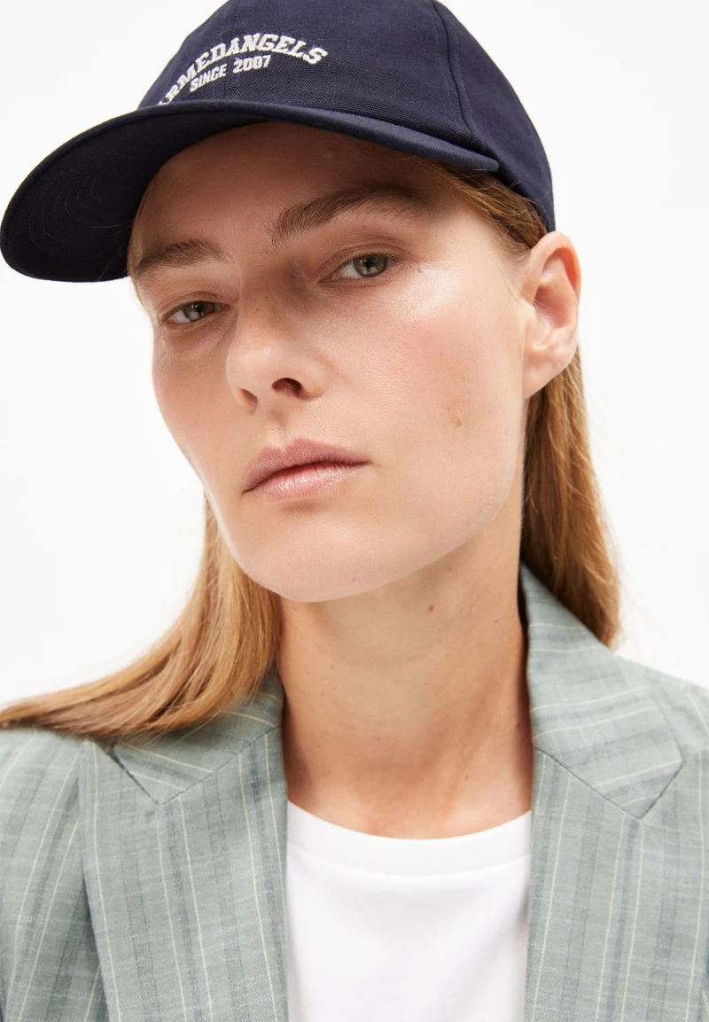 GESTREIFTER MIKULAA BLAZER | seagreen-light oatmilk