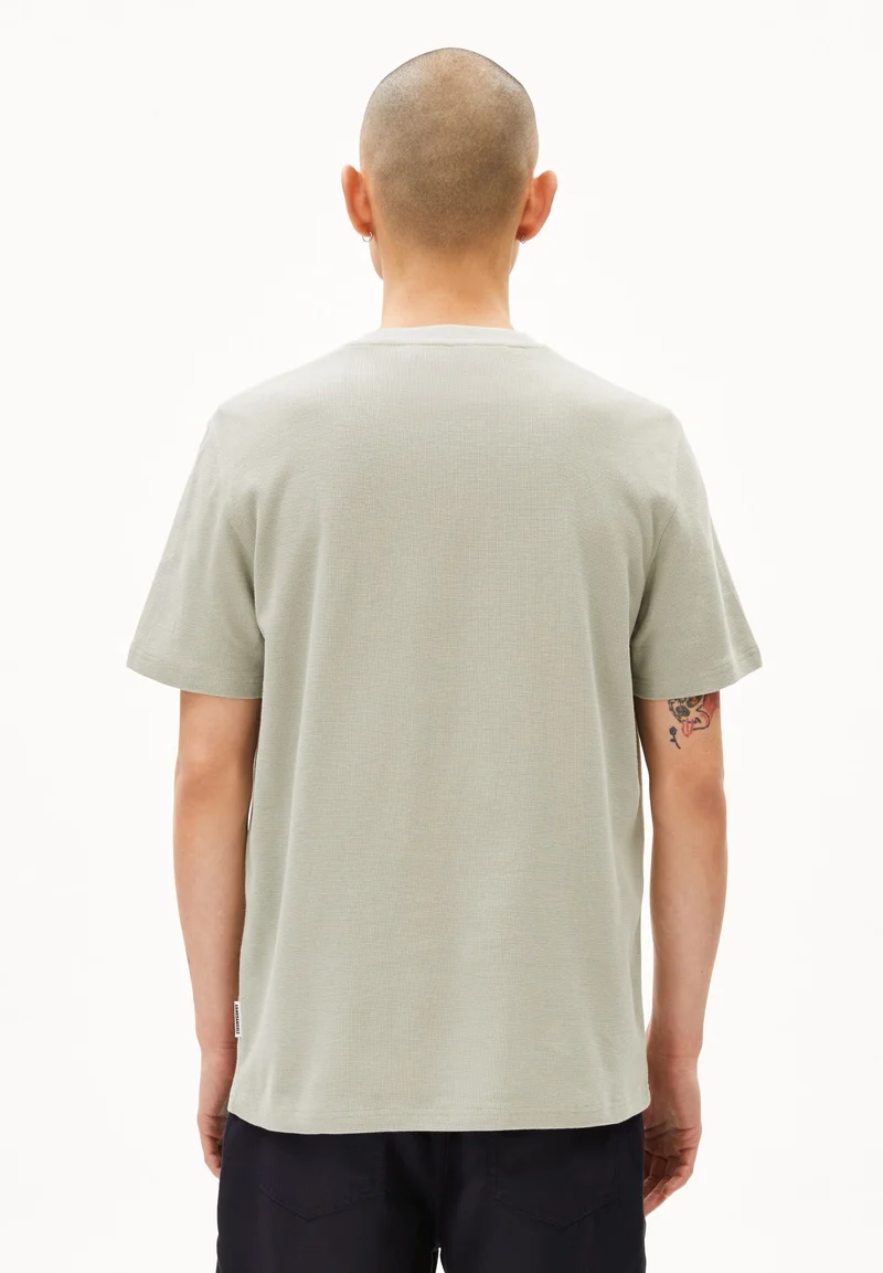 MAARKOS WAFFLE T-SHIRT | seagreen