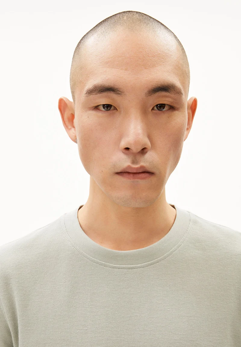 MAARKOS WAFFLE T-SHIRT | seagreen