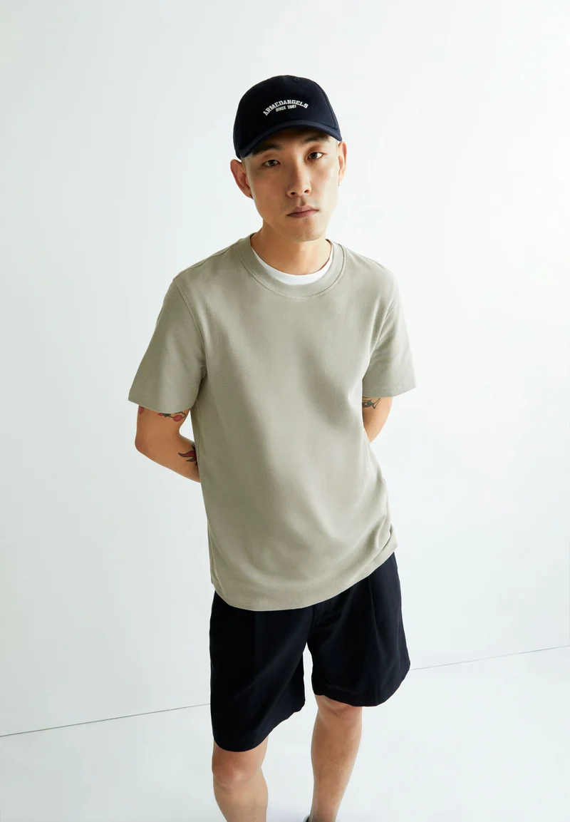 MAARKOS WAFFLE T-SHIRT | seagreen