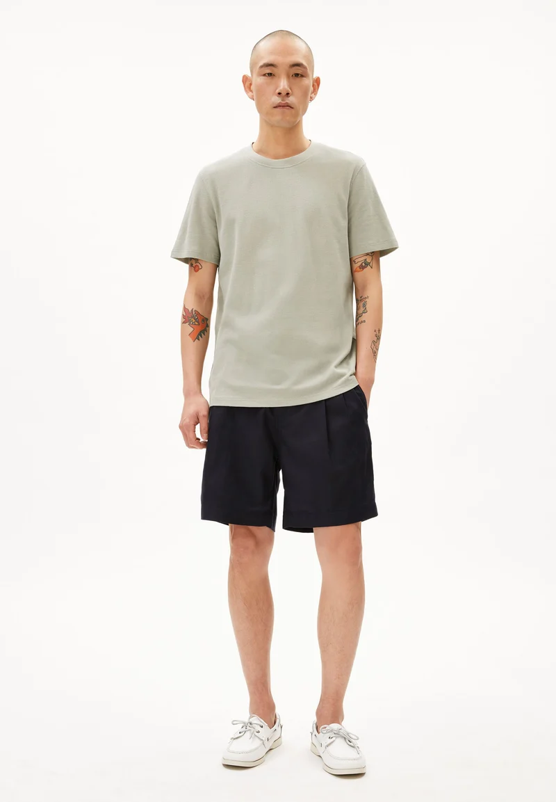 MAARKOS WAFFLE T-SHIRT | seagreen