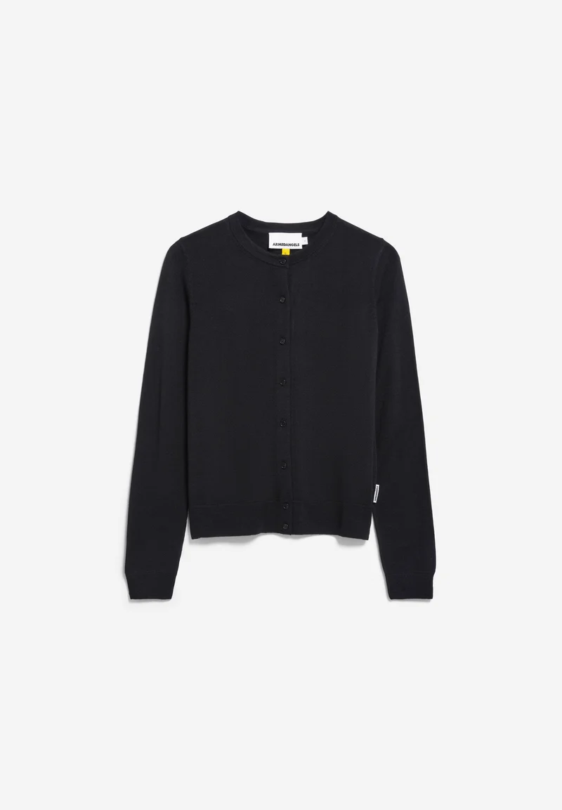 OPHALIAA MERINO STRICKJACKE | black