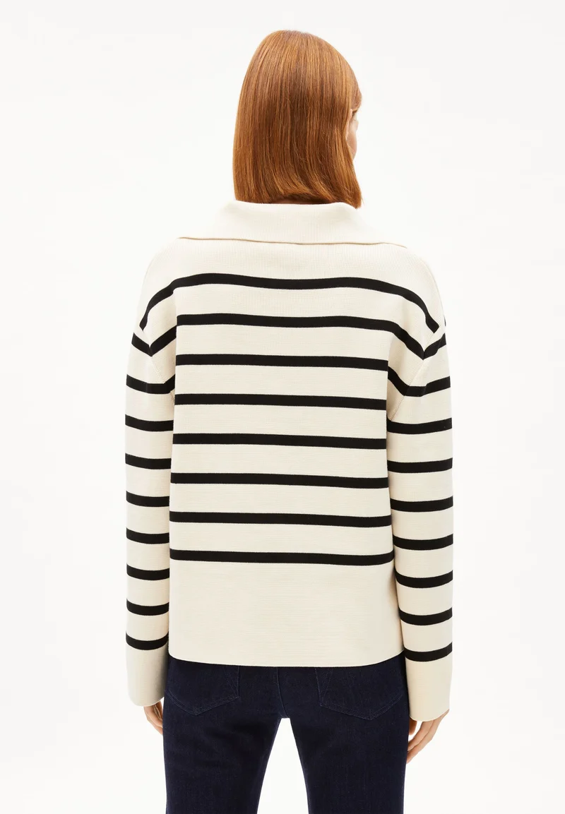 FREJIAAS STRIPES | oatmilk-black