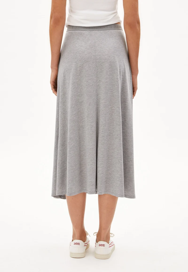 ILENIAA LARAA MIDI-ROCK | mid grey melange