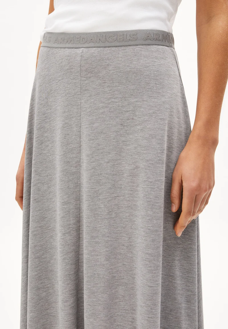 ILENIAA LARAA MIDI-ROCK | mid grey melange