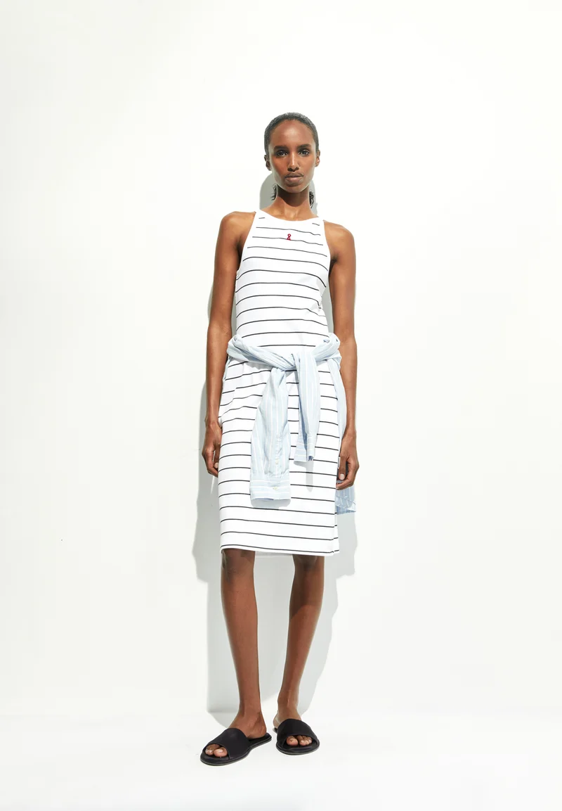 SASINAA FINE STRIPES | soft lilac-oatmilk