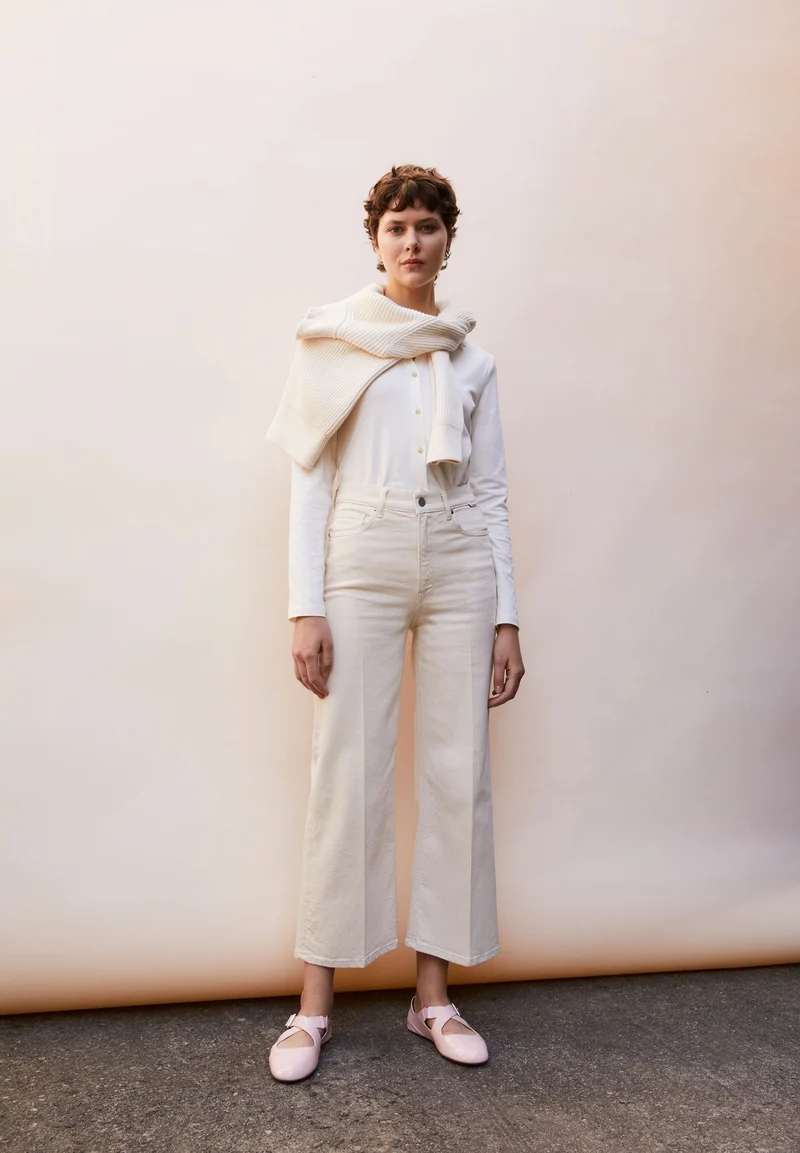 MURLIAA CROPPED WIDE JEANS | undyed