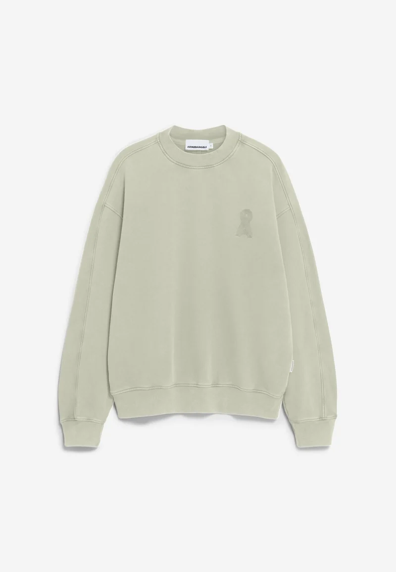EMAAL CREWNECK GMT DYE | seagreen washed