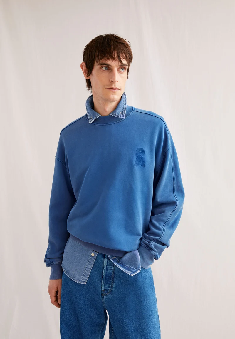 EMAAL CREWNECK GMT DYE | dynamo blue washed
