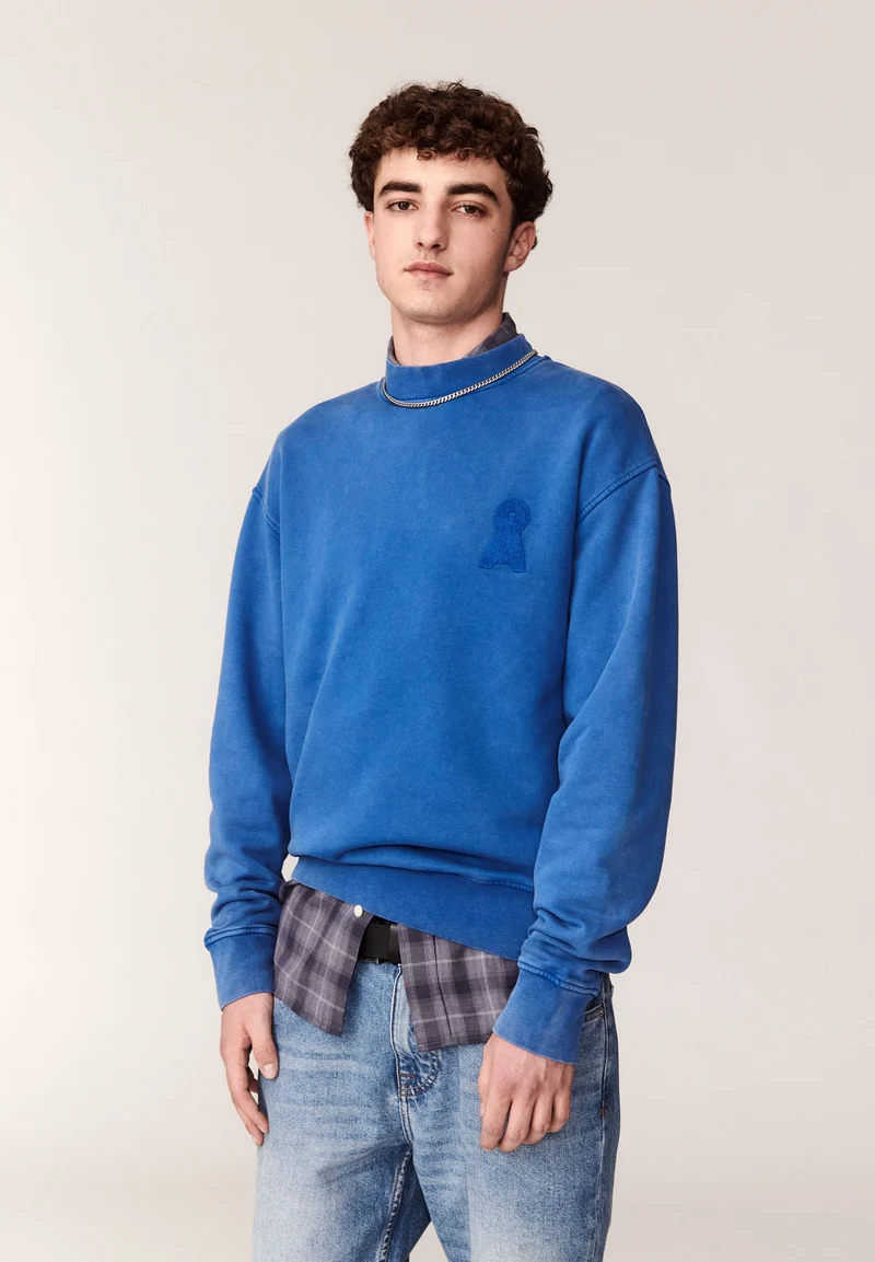 EMAAL CREWNECK GMT DYE | dynamo blue washed