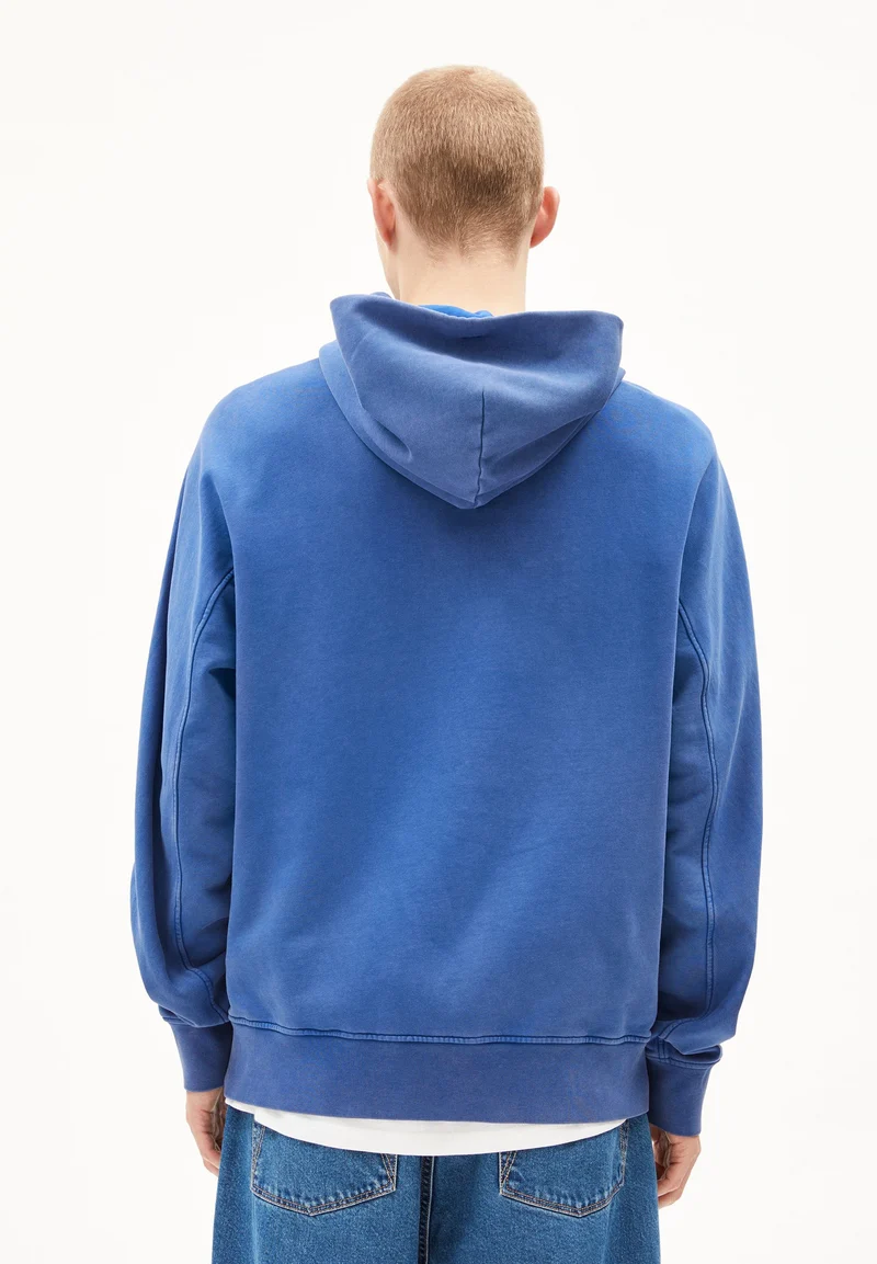 EMAAL HOODIE GMT DYE | dynamo blue washed