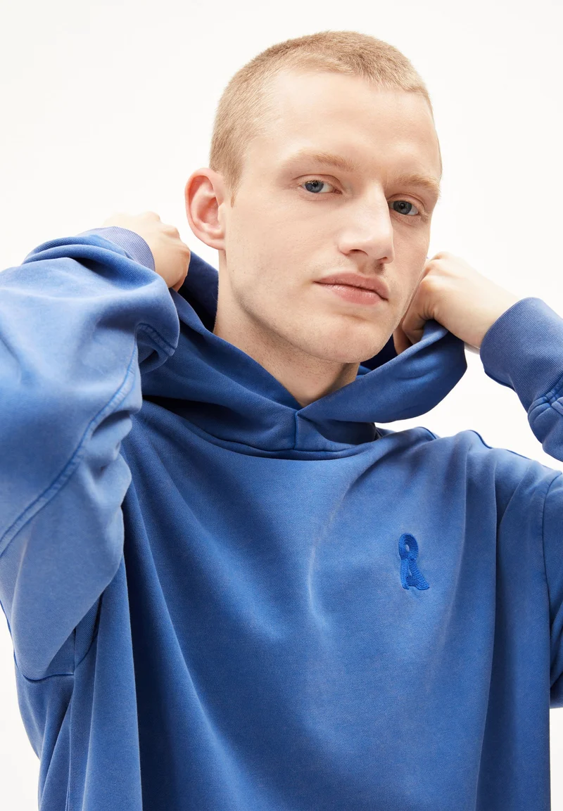 EMAAL HOODIE GMT DYE | dynamo blue washed