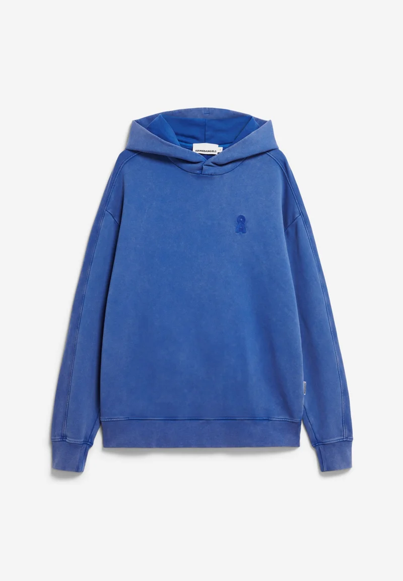 EMAAL HOODIE GMT DYE | dynamo blue washed