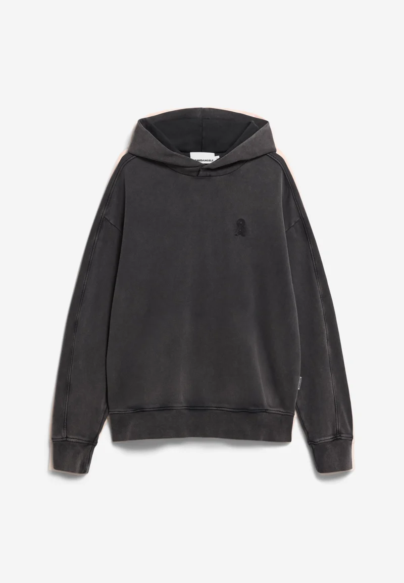 EMAAL HOODIE GMT DYE | black washed