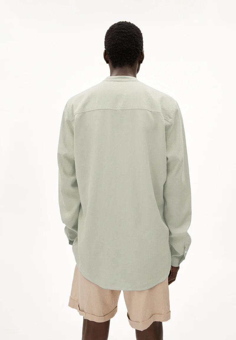 VAALERONIMUS LEINEN-HEMD | seagreen