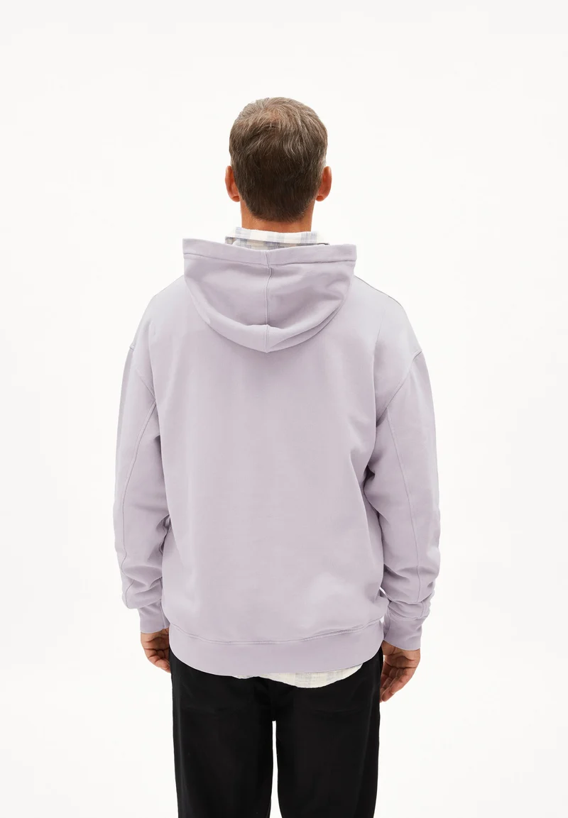 EMAAL HOODIE GMT DYE | soft lilac washed
