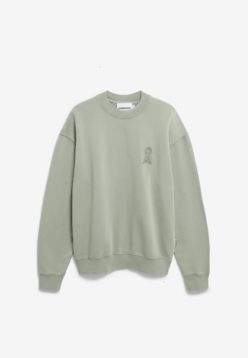 EMAAL CREWNECK GMT DYE | seagreen washed