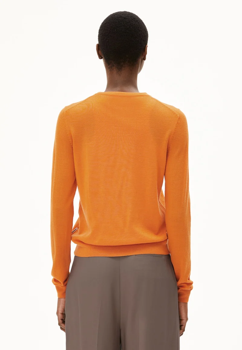 OPHALIAA MERINO STRICKJACKE | amberglow