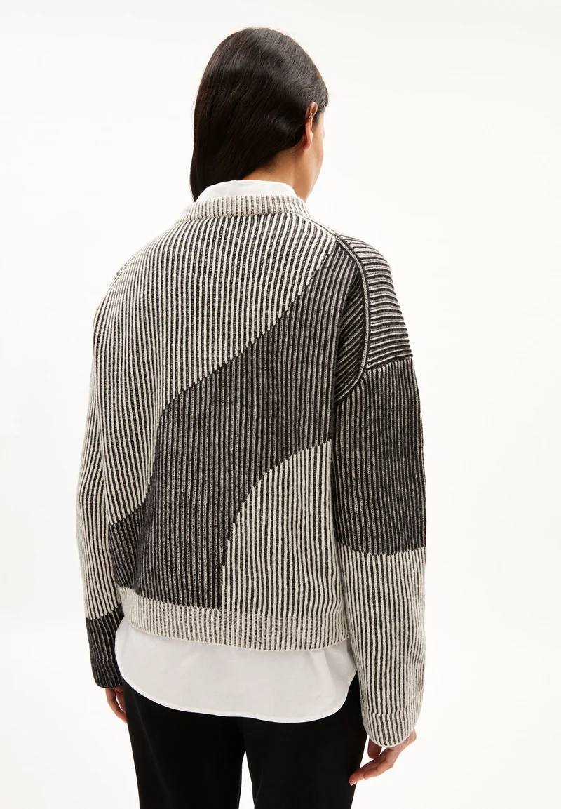 MAYRAA VANISE STRICKPULLOVER | black-off white