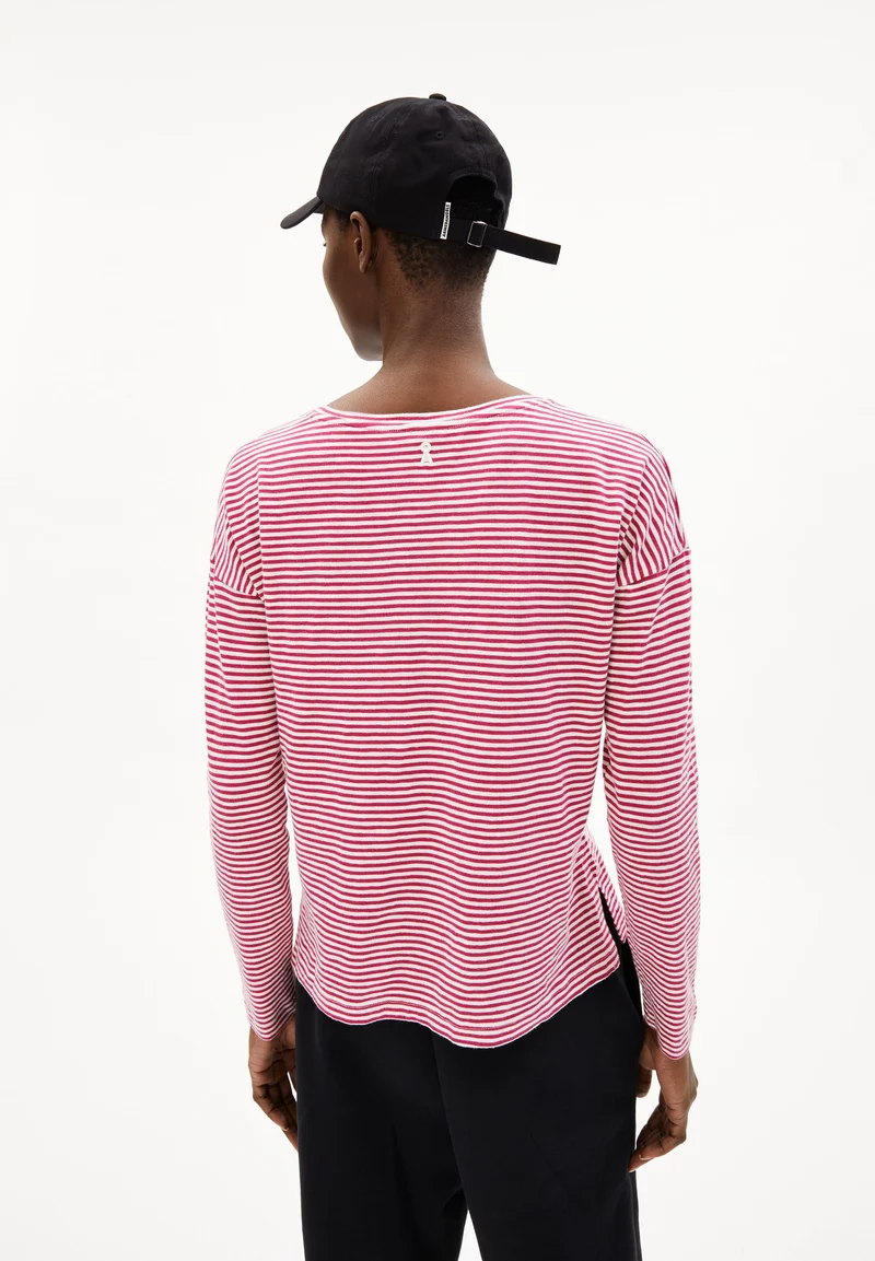 XIANAA GESTREIFTES LANGARMSHIRT | crushed berry-oatmilk