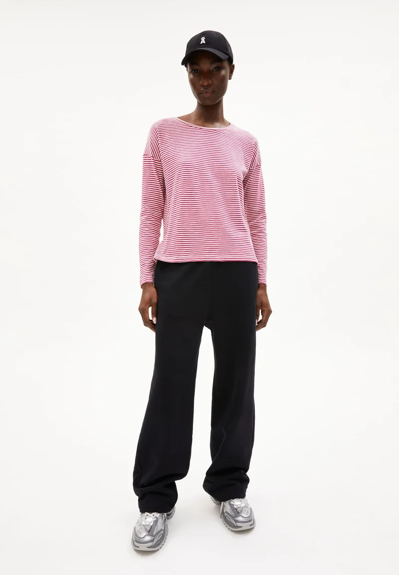 XIANAA GESTREIFTES LANGARMSHIRT | crushed berry-oatmilk