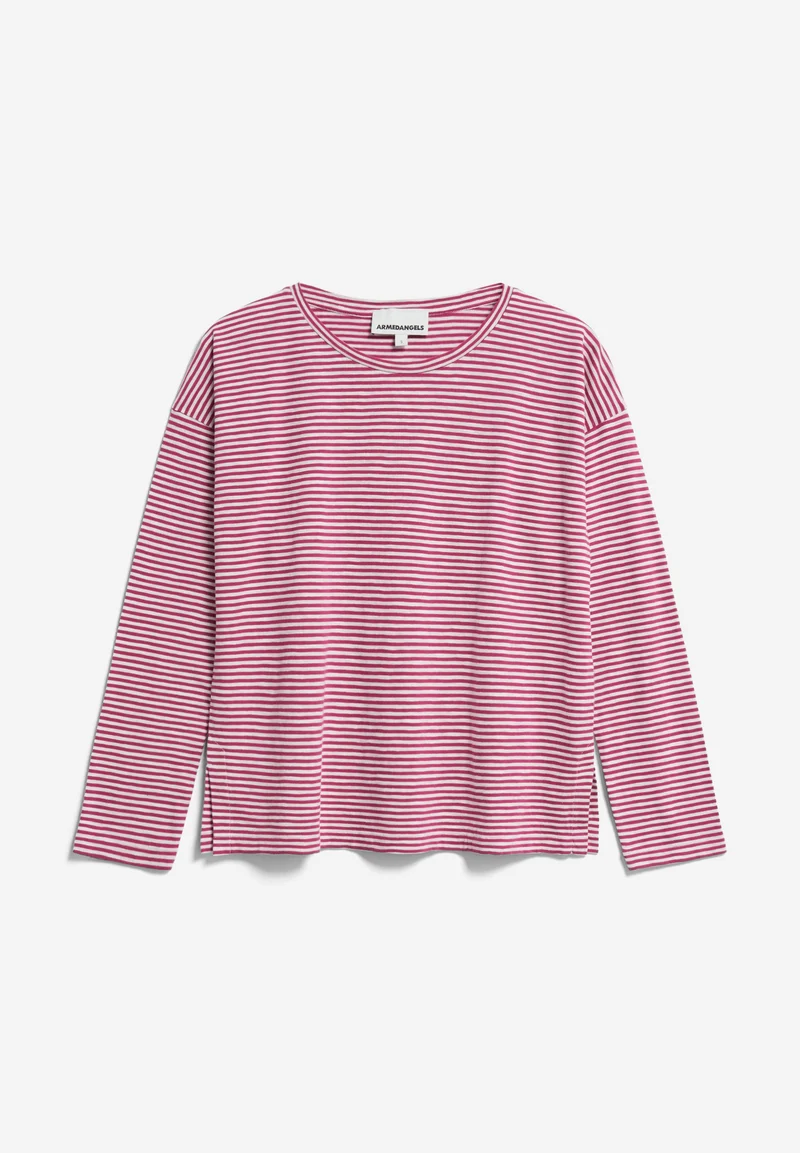 XIANAA GESTREIFTES LANGARMSHIRT | crushed berry-oatmilk