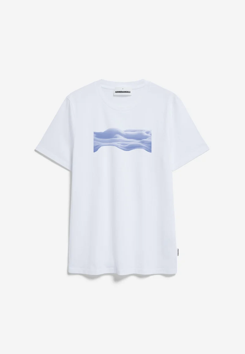 JAAMES WAVY CLOUDS | white