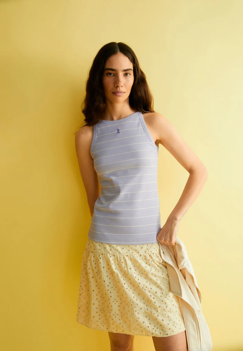 KATAALIN FINE STRIPES | soft lilac