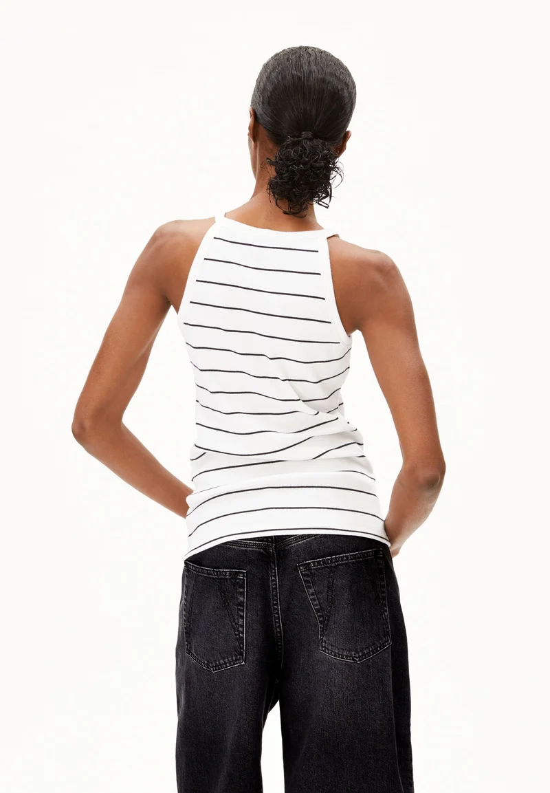 KATAALIN FINE STRIPES | white-black