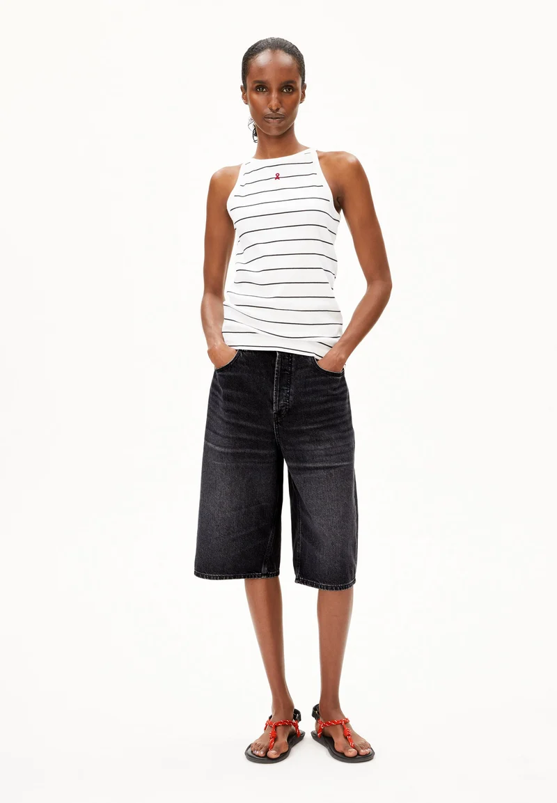 KATAALIN FINE STRIPES | white-black