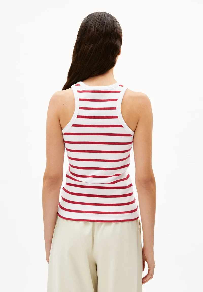 KANITAA GESTREIFTES TOP | white-coral blush